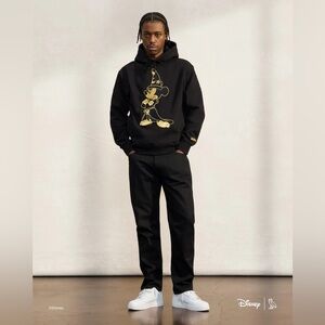 Disney Black Hoodie with White Label